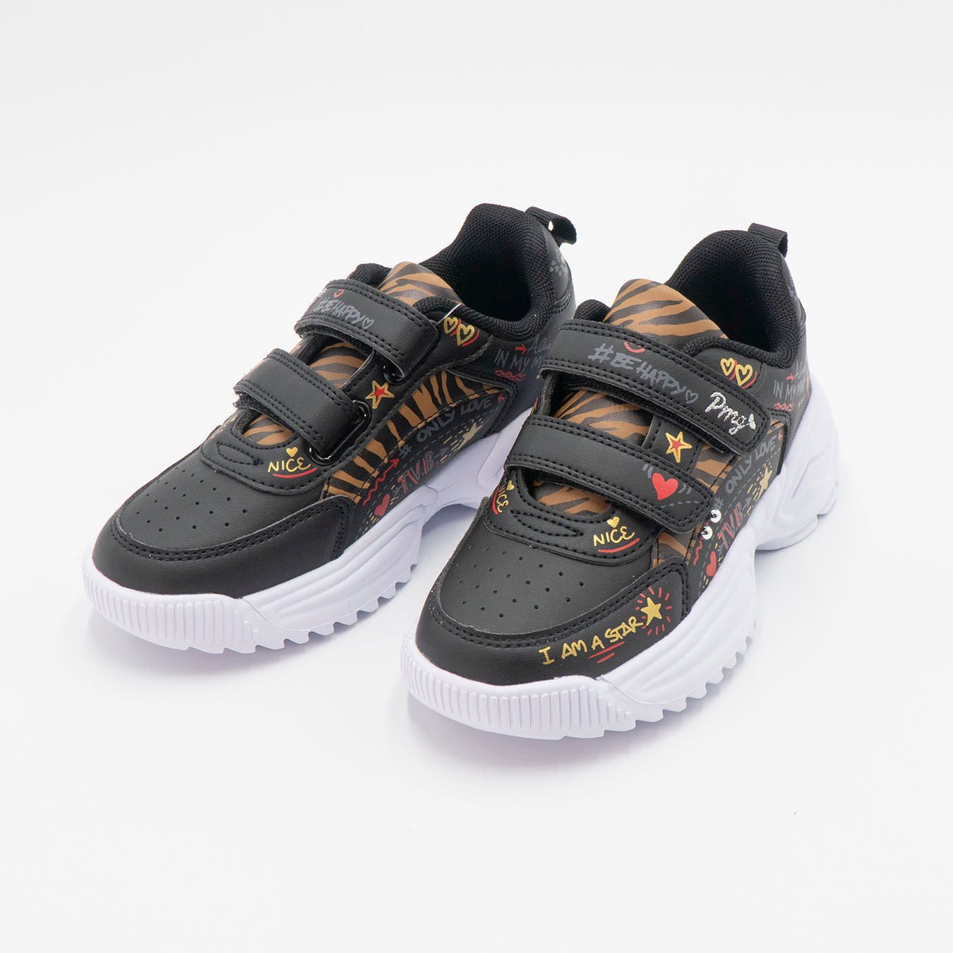Scarpe in ecopelle con scritte e strappi PRIMIGI