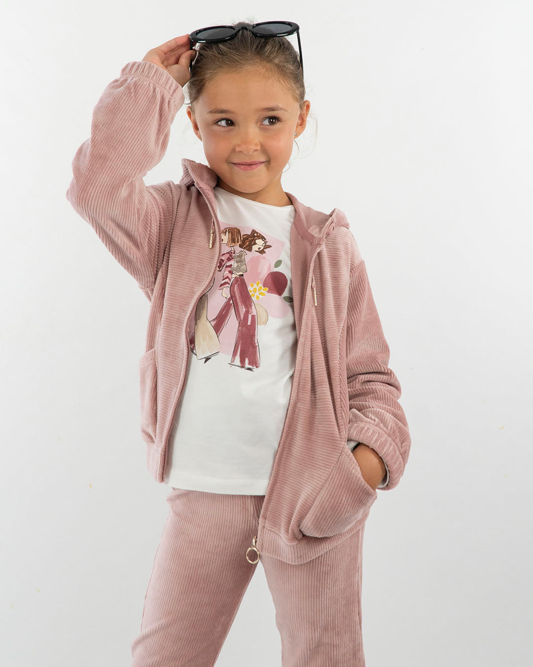 T-shirt stampata con pailettes MAYORAL