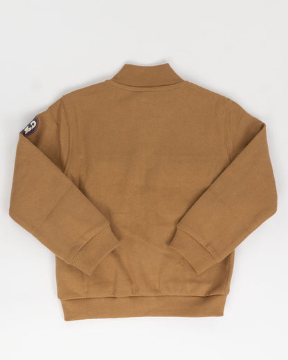 Felpa con zip e tasche felpata I DO