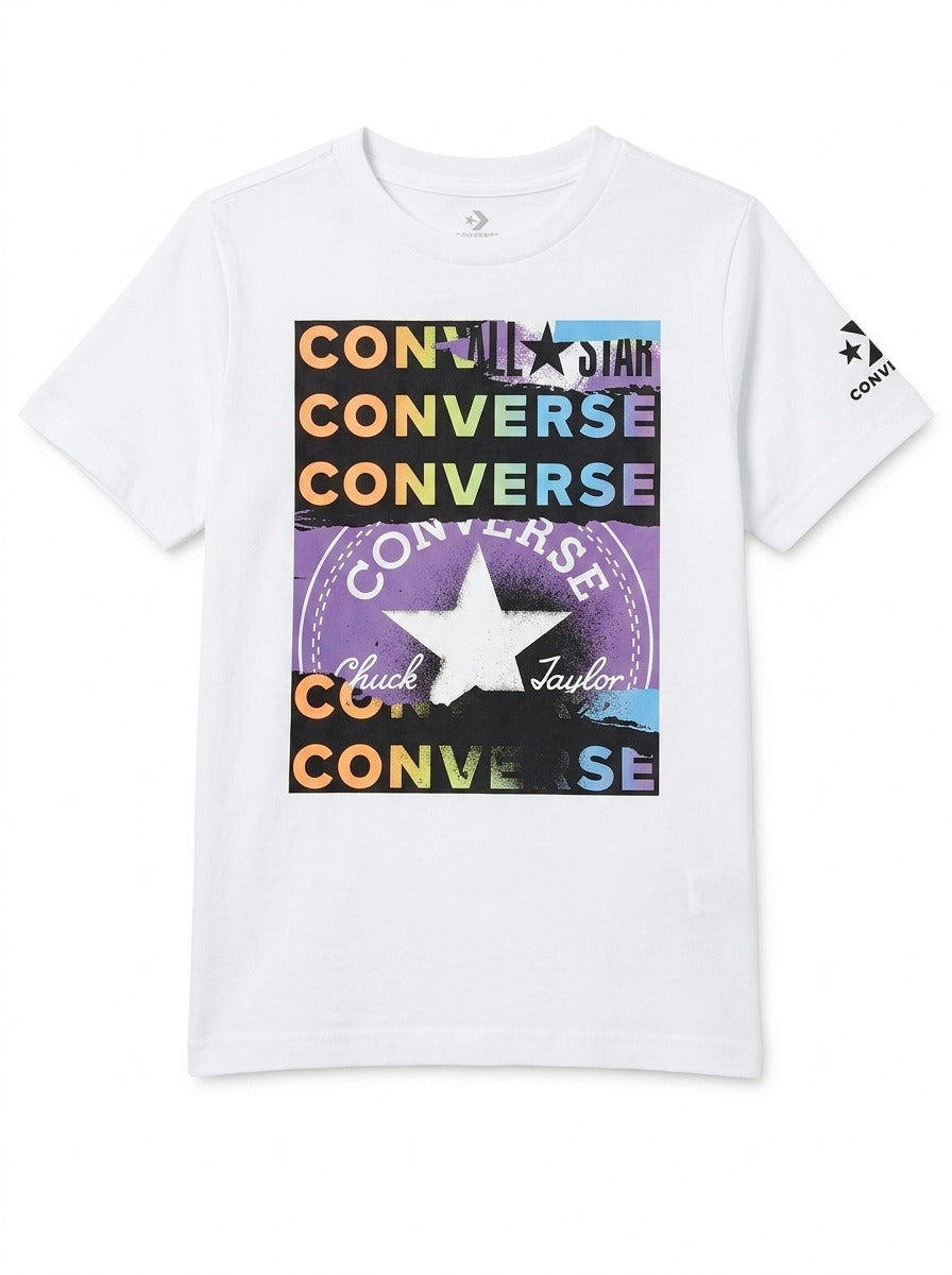 T-shirt multilogo art.9CC737-001 CONVERSE