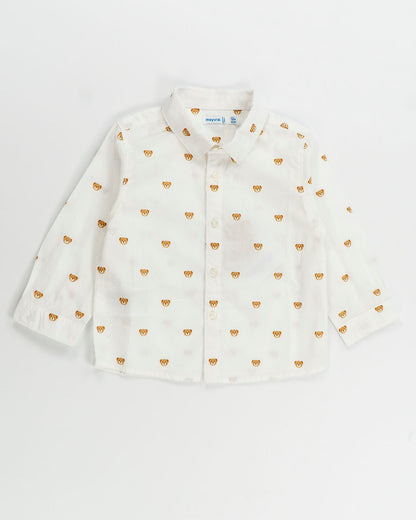 Camicia stampata con orsetti MAYORAL