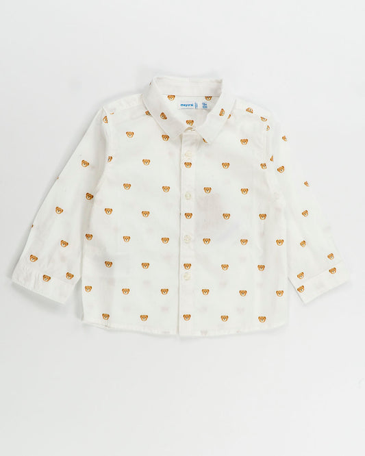 Camicia stampata con orsetti MAYORAL