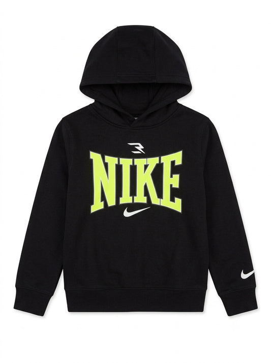 Felpa felpata con scritta fluo art.9Q1767-023 NIKE