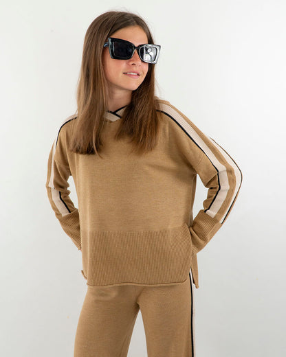 Completo 2 pz. in tricot con cappuccio MAYORAL