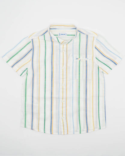 Camicia coreana manica corta
