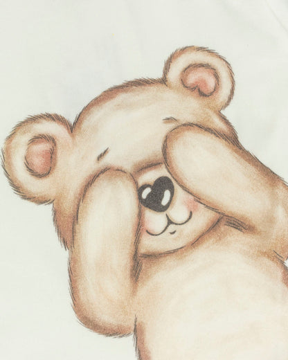 T-shirt manica lunga con orsetto timido EMC