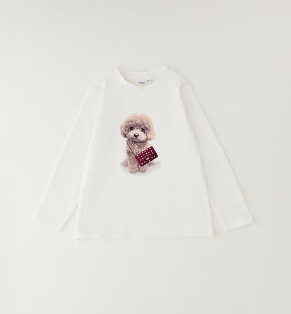 T-shirt con cagnolina con borsa art.4.H362-112 IDO