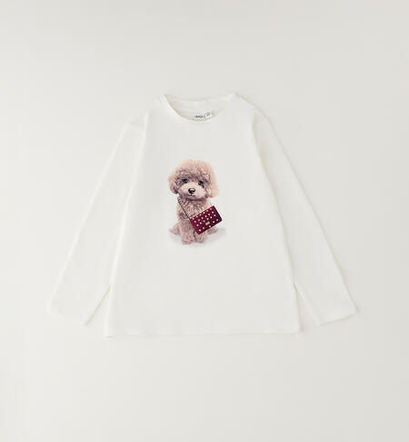 T-shirt con cagnolina con borsa art.4.H362-112 IDO