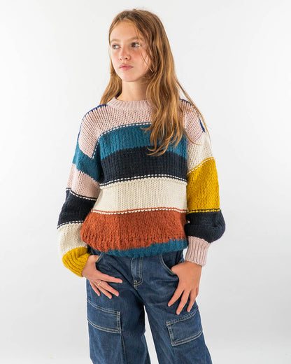Maglione a righe