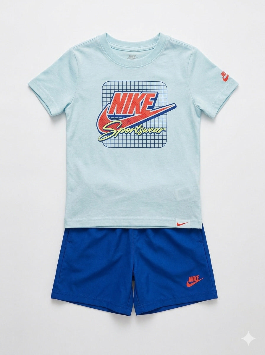Completo 2 pezzi con pantaloncino sintetico NIKE