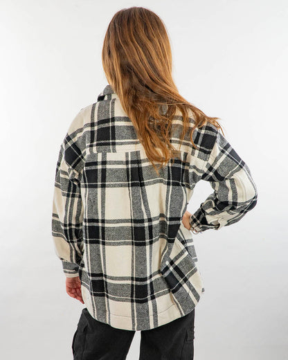 Camicia a quadri felpata