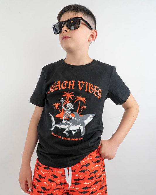 T-shirt manica corta con scheletro I DO
