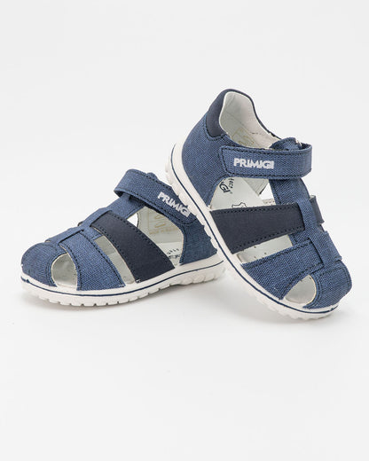 Sandalo chiuso in pelle effetto jeans PRIMIGI