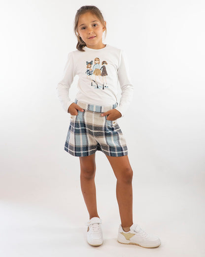 T-shirt manica lunga con bambine eleganti  MAYORAL