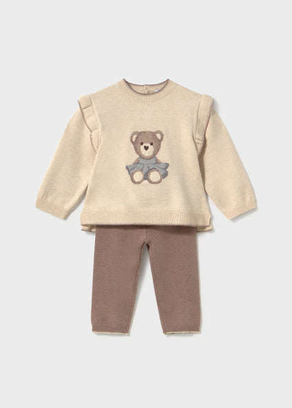 Completo in maglia con orsetto art.2.557-32MAYORAL
