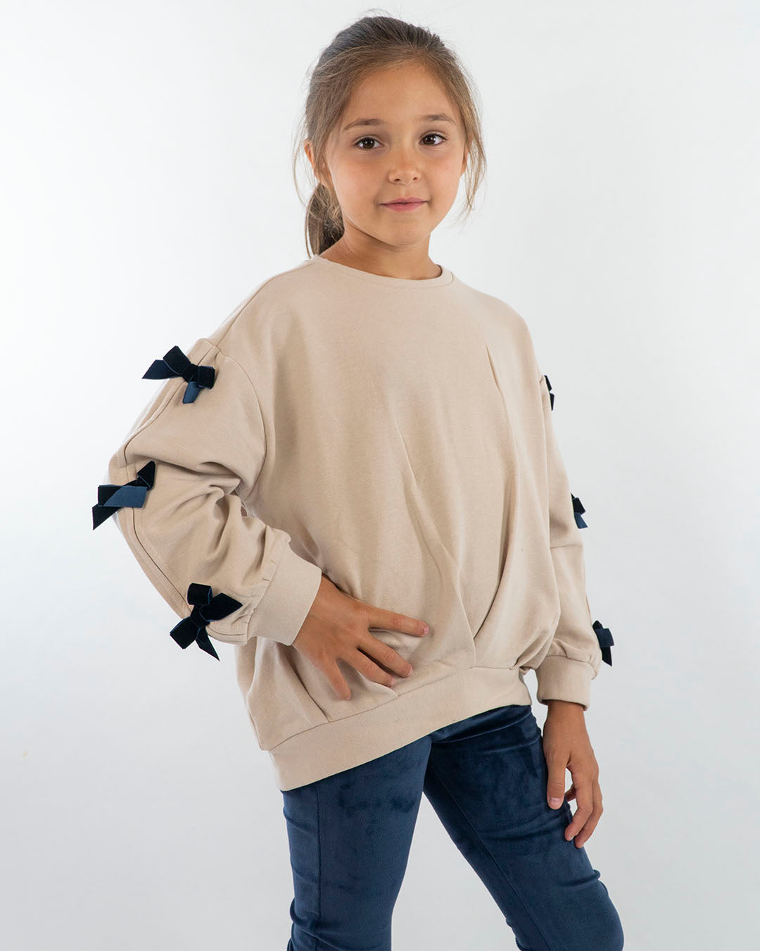 Completo felpato con leggings in velluto MAYORAL
