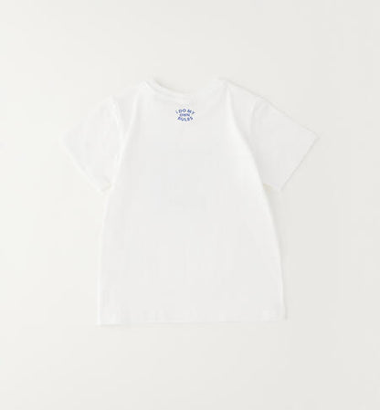 T-shirt manica corta con cane con occhiali I DO