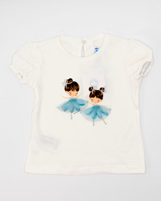 T-shirt manica corta con ballerine MAYORAL