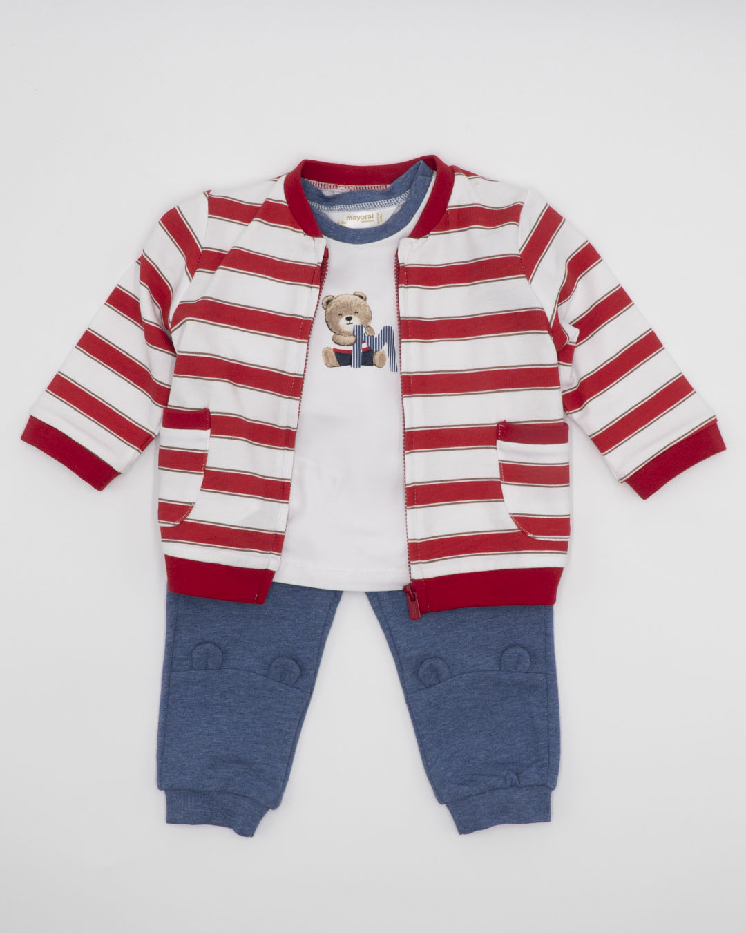 Completo 3 pezzi ( felpa+T-shirt+pantalone)