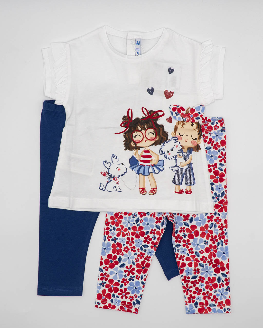 Completo 3 pezzi con leggings