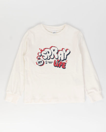 Tuta 3 pz. felpata bicolor Spray life I DO