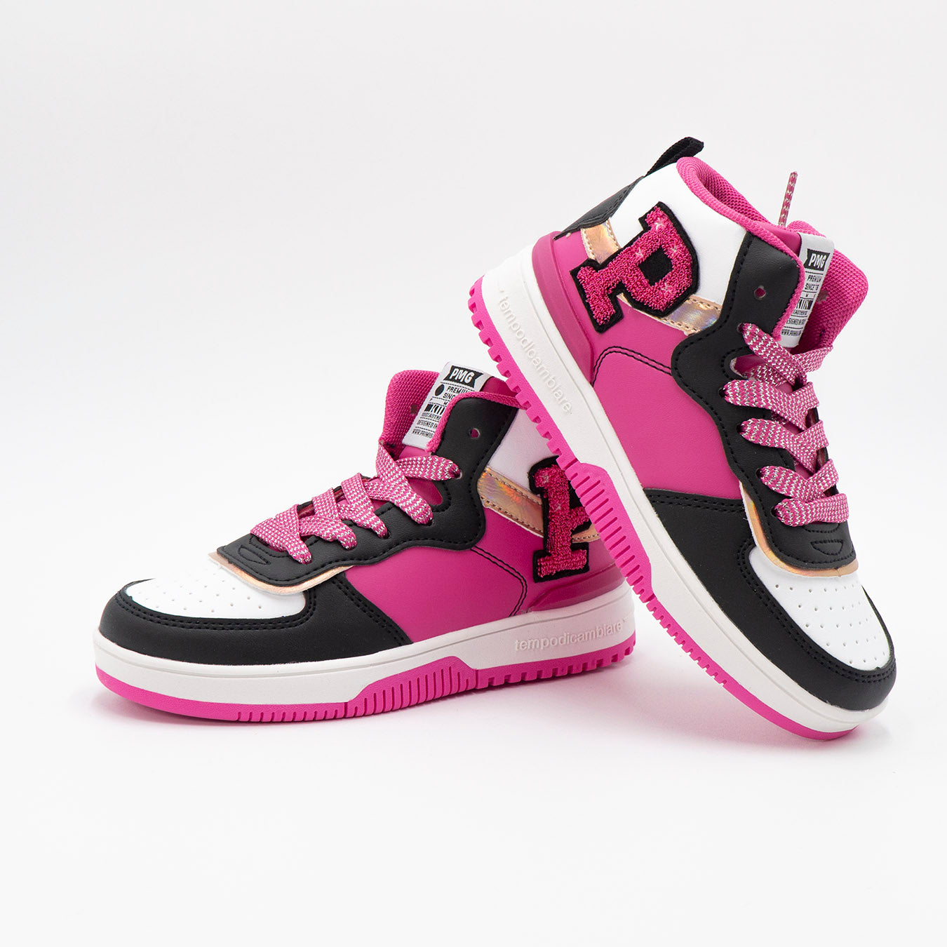 Scarpe alte con laccio glitter e zip PRIMIGI