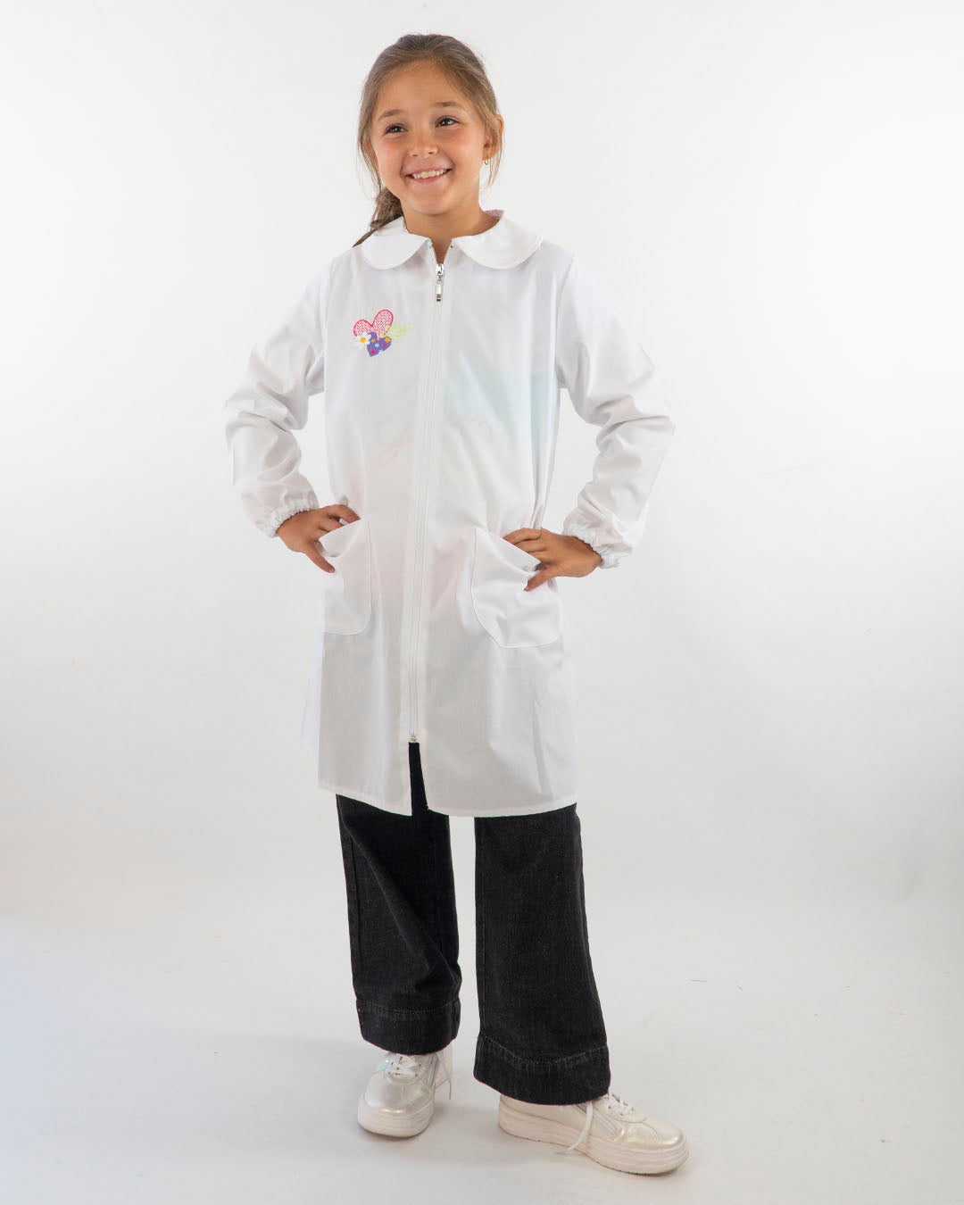 Grembiule scuola con zip
