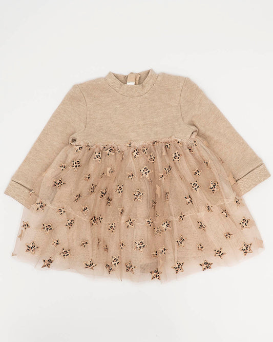 Abito con gonna in tulle a stelline MAYORAL