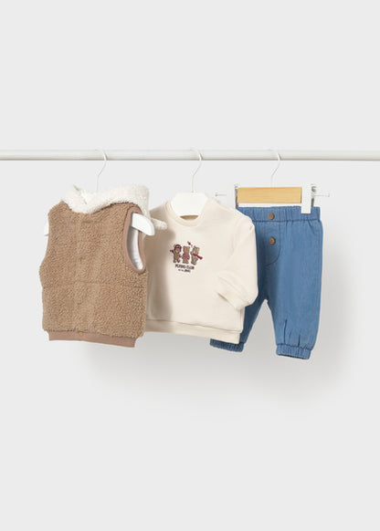 Completo 3 pz.con gilet art.2.534-003 MAYORAL