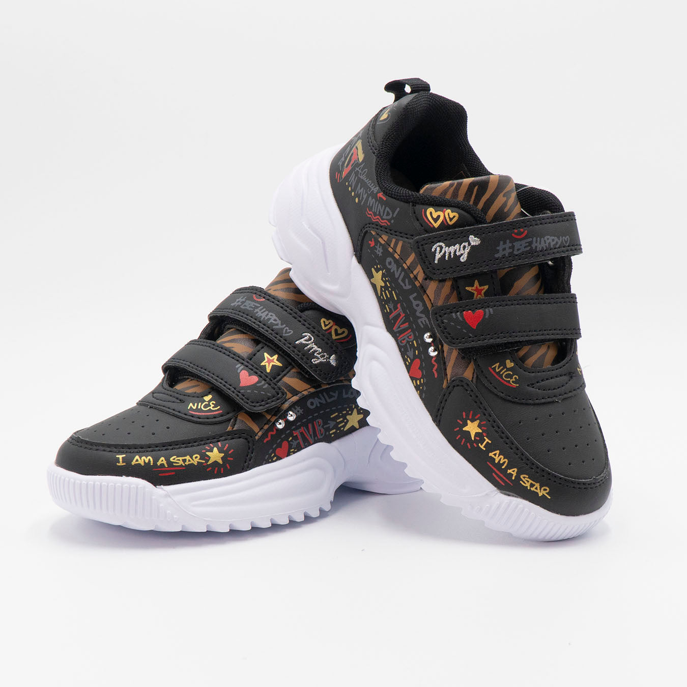 Scarpe in ecopelle con scritte e strappi PRIMIGI