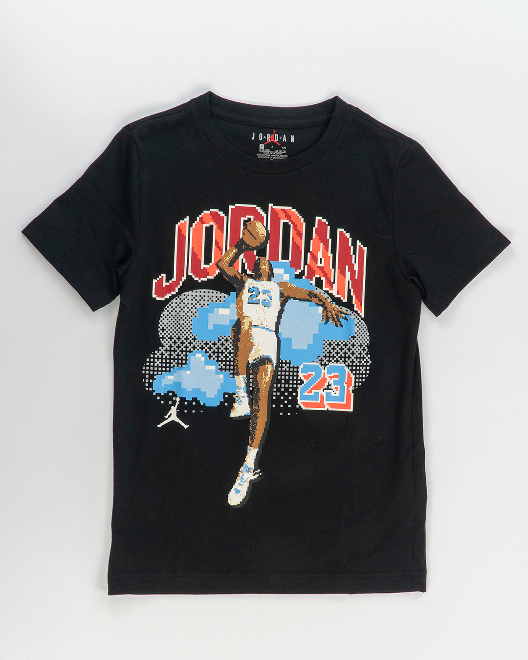 T-shirt con stampa in pixel art JORDAN