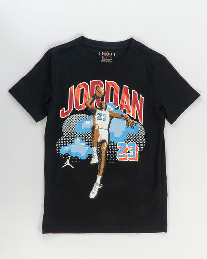 T-shirt con stampa in pixel art JORDAN