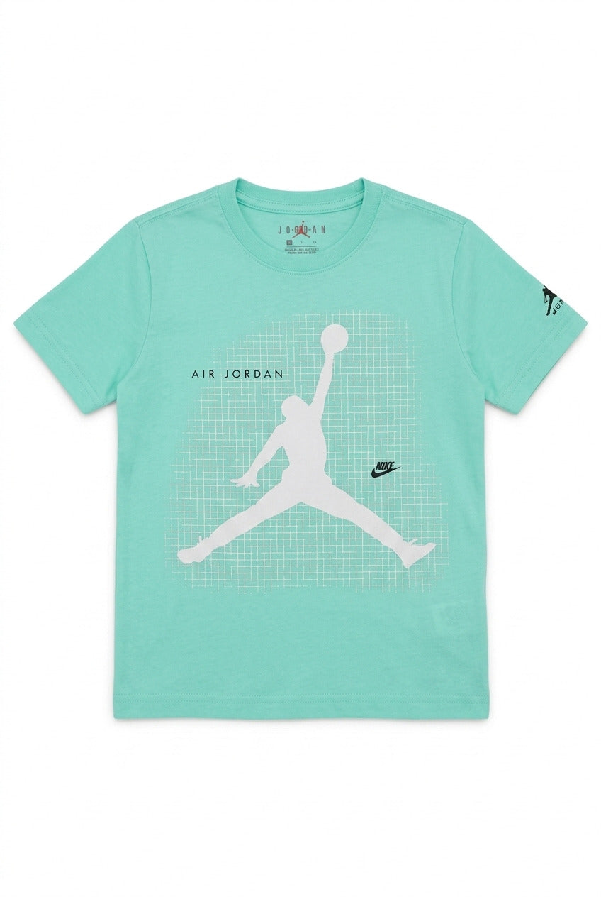 T-shirt con logo quadrettato art.95F634-G11 JORDAN