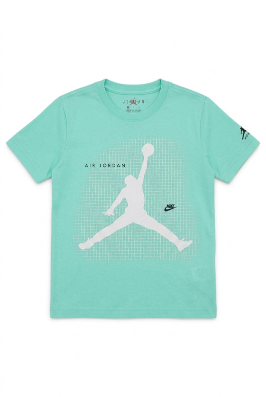 T-shirt con logo quadrettato art.95F634-G11 JORDAN