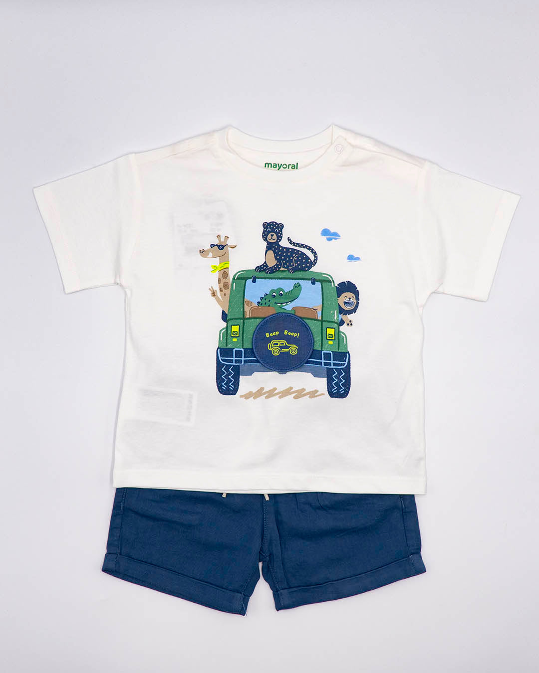 T-shirt manica corta con macchina