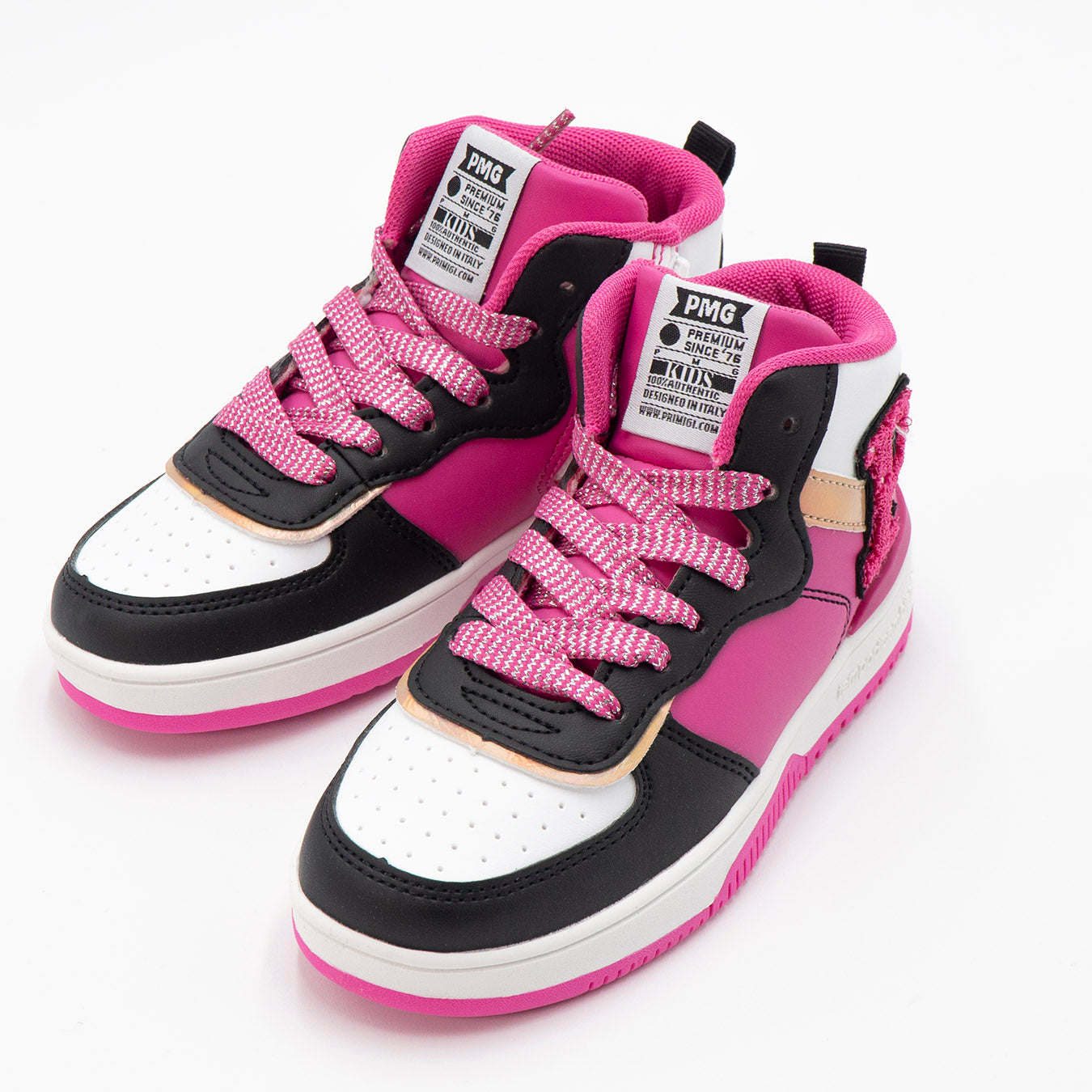 Scarpe alte con laccio glitter e zip PRIMIGI