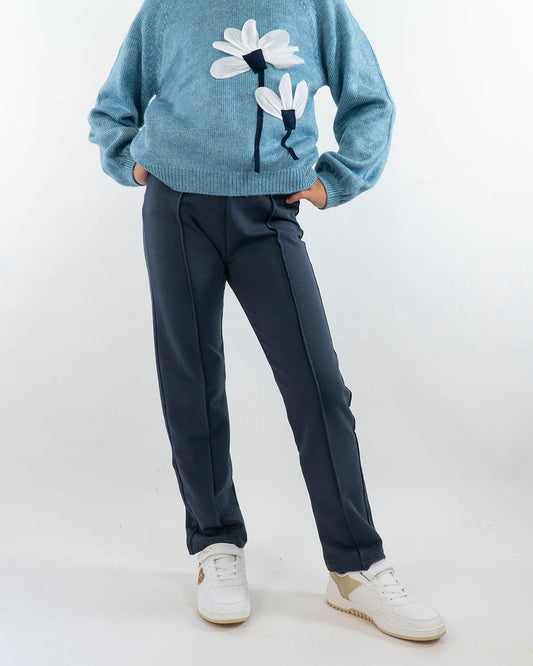 Pantaloni in felpa con nervatura MAYORAL