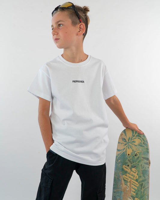 T-shirt con snake logo sulla schiena PROPAGANDA