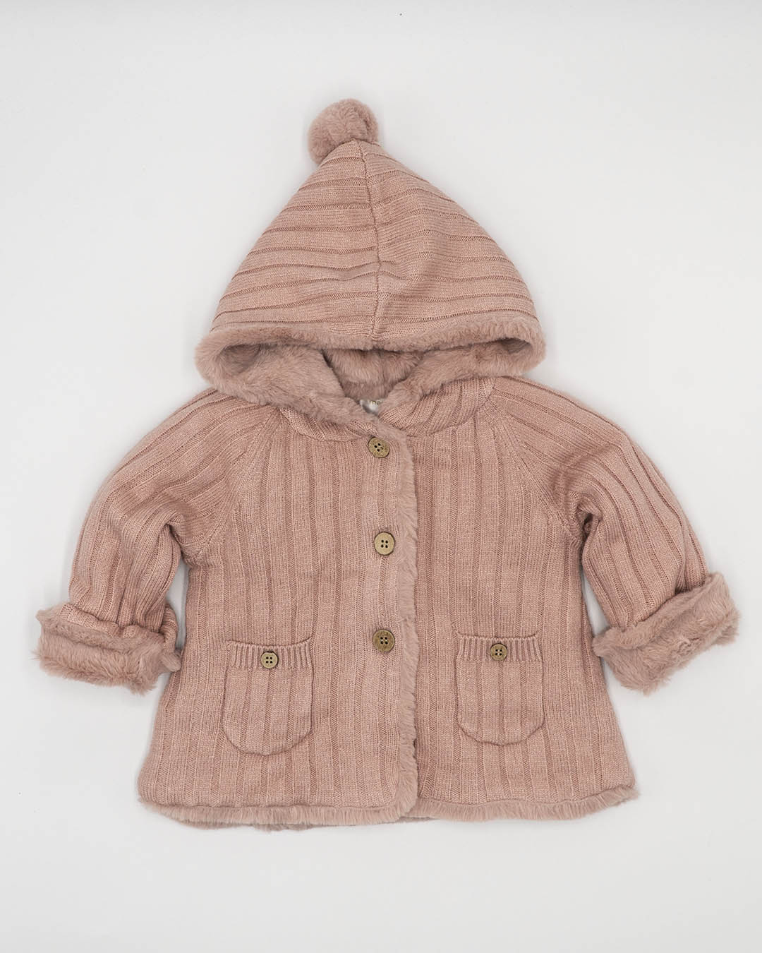 Giacca in maglia foderata in pelliccia MAYORAL