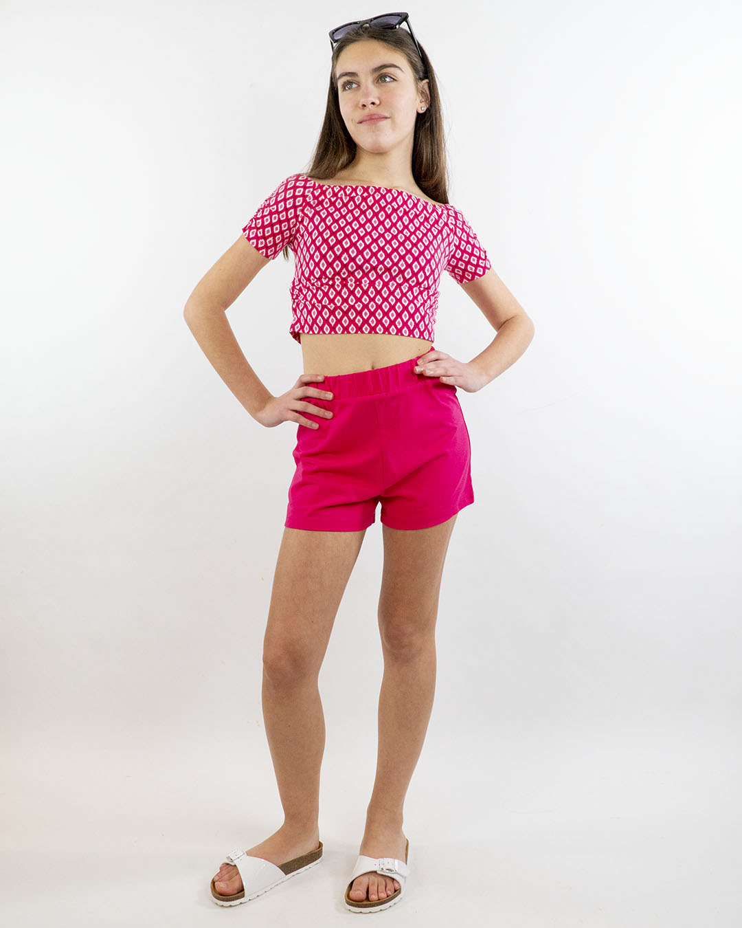Completo con short e t-shirt corta fantasiaMAYORAL