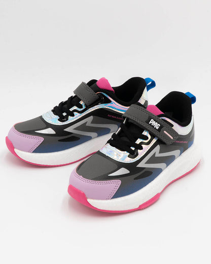 Scarpe fantasia con laccio elastico e strappo