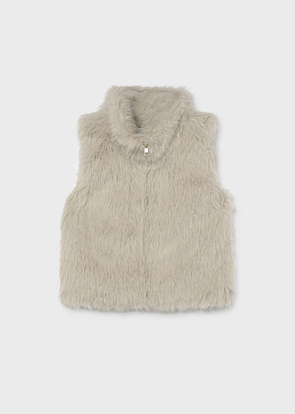 Gilet smanicato in pelo art.7.305-094 MAYORAL