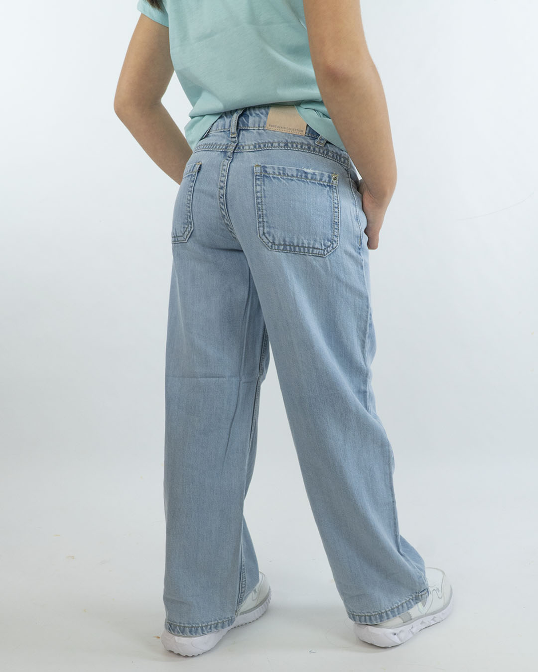 Jeans lungo fluido con chiusura a bottoni MAYORAL