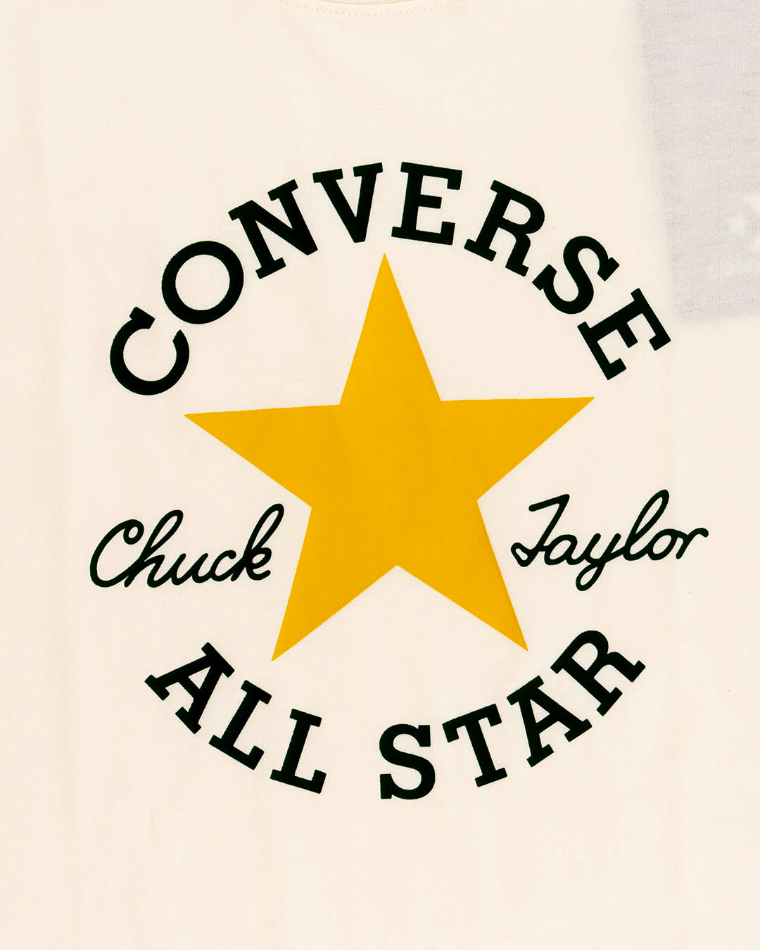 T-shirt manica corta con stella ocra CONVERSE