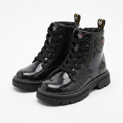 Anfibio glitterato con zip laterale PRIMIGI