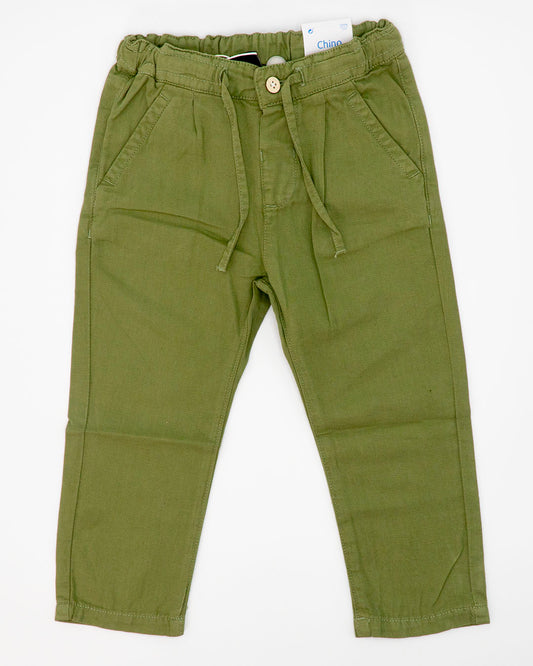 Pantalone in misto lino con laccio in vita MAYORAL