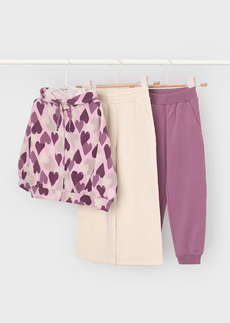 Tuta felpata con 2 pantaloni art.4.813-064 MAYORAL