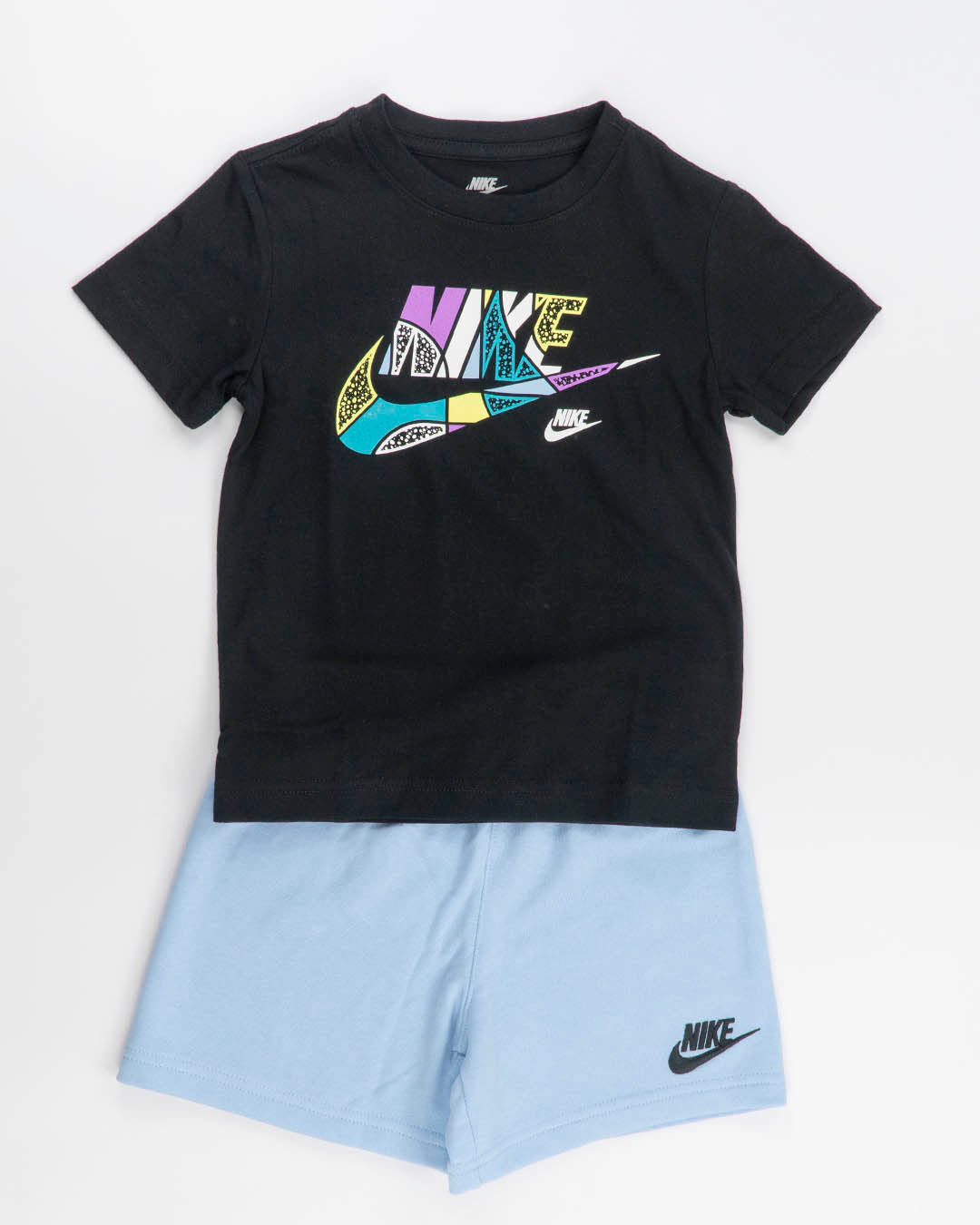 Completo 2 pezzi con logo multicolor NIKE