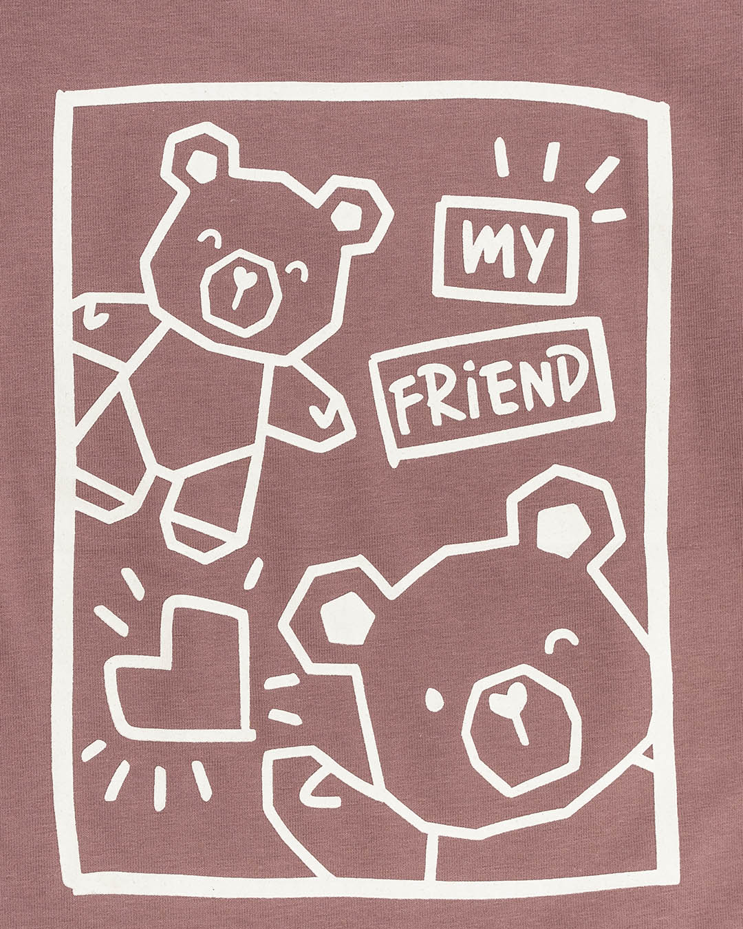 T-shirt con stampa orsetti sulla schiena MAYORAL