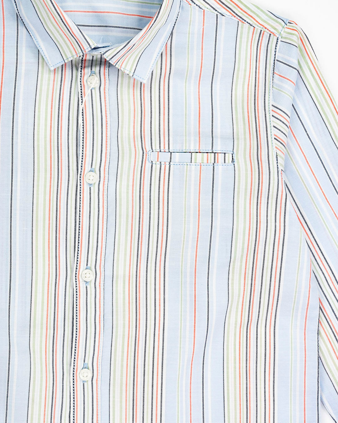 Camicia manica lunga a righe